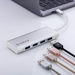 USB HUB TYPE-C 4 PORT 3IN1 304 USB 3.0